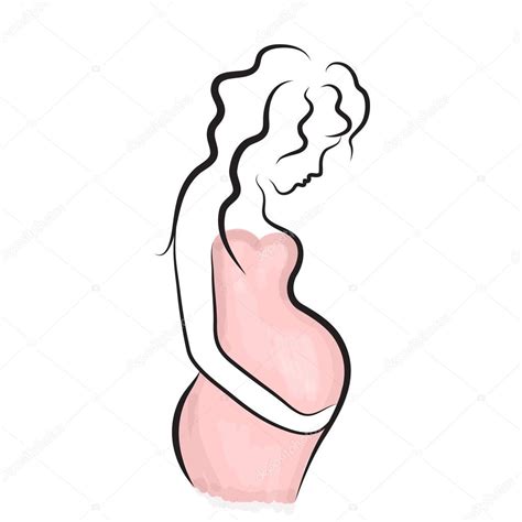 Silueta De Embarazada