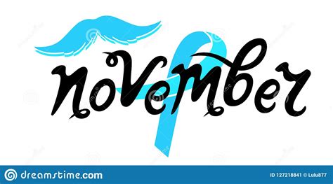 Here are five things you can do to. November Hand Drawn Lettering With Blue Ribbon And ...