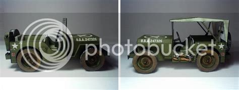 Jeep Willys 1944 Paper Model Us Army Version Le Forum En Papier