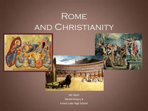 Ppt Rome And Christianity Powerpoint Presentation Free Download Id
