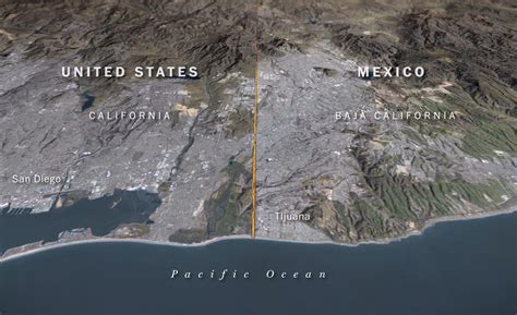 U S Mexico Border An Interactive Look At The Barriers That Divide These Two Countries