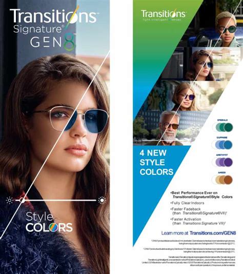 New Colors For Transitions Lenses Introduced