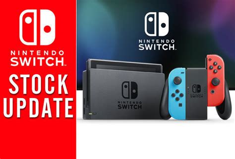 Nintendo Switch In Stock Tesco Uk And Gamestop Stock Boost Ahead Of