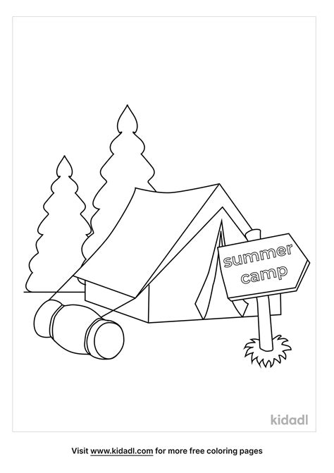 Coloring Pages For Summer Camp