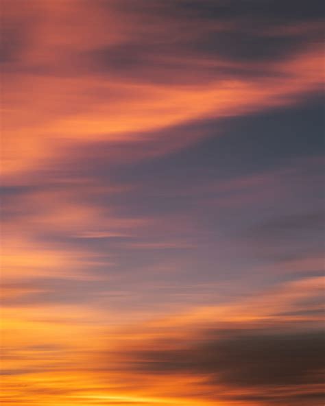 Sky Sunset Clouds Gradient Hd Phone Wallpaper Peakpx