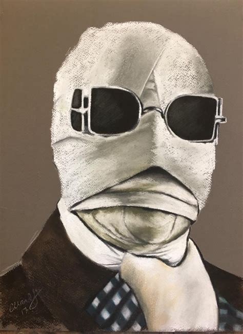 The Invisible Man Universal Pictures Digital Art Horror Etsy