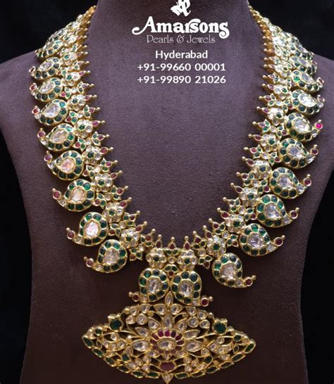 Kundan Mango Haram Indian Jewellery Designs