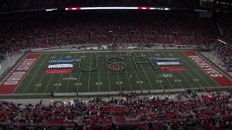 Ohio State Halftime Show 50 Stars A Salute To Our Veterans