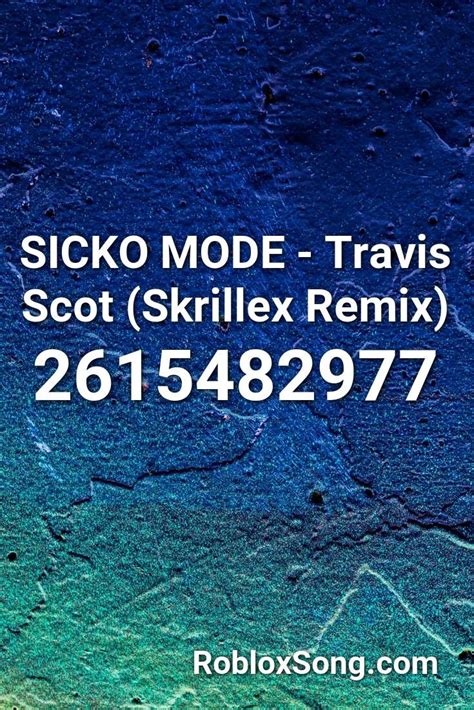 This is the roblox official sicko mode dance video! Sicko Mode - Travis Scot (skrillex Remix) Roblox ID ...