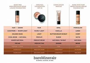 Bareminerals Foundation Shade Chart Bare Minerals Makeup Tutorial