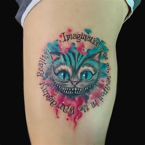 26 Cheshire Cat Tattoos For Wonderland In 2021 Small Tattoos And Ideas