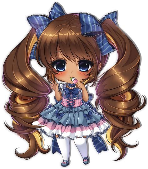 Anime Girl With Brown Hair Png Manga Clipart Chibi Anime Girl Dark The Best Porn Website
