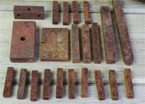 Small Solid Metal Rusty Pieces For Metal Art Industrial Punk Etsy