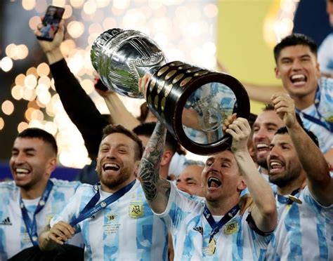 Pics Messi Breaks Drought Wins First Major Title With Argentina Rediff Sports