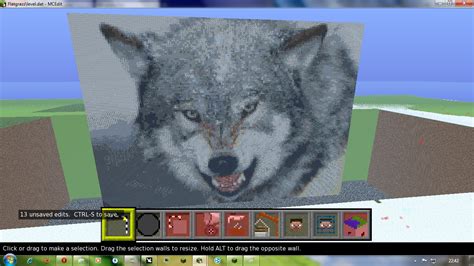[rt pixel art s]wolf minecraft map