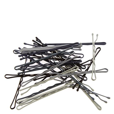 Grey Matte Bobby Pins Claires