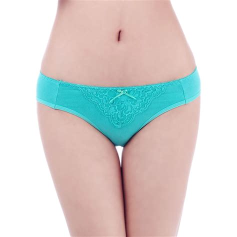 Loloisis Woman Underwear Women Panties Sexy Lace Cotton Briefs Knickers Ladies Intimates
