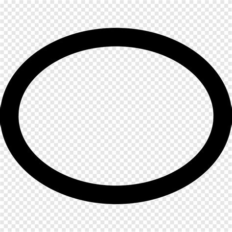 Iconos De Ordenador Forma Ovalada Negro Circulo Png Pngegg