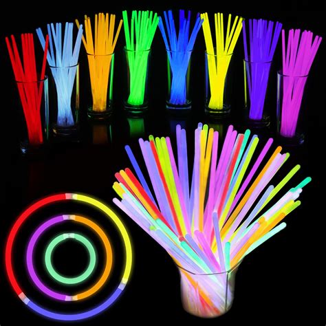 Buy Aivant Glow Sticks Bulk Party Supplies 70 Pcs 8 Inch Glowsticks With Connectors Glow In