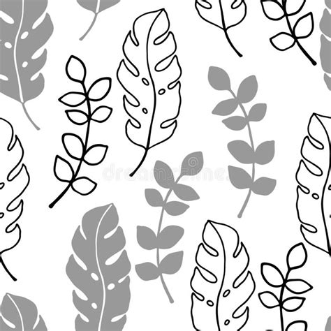 4029 Tropical Leaves Seamless Pattern With The Image Of Tropical