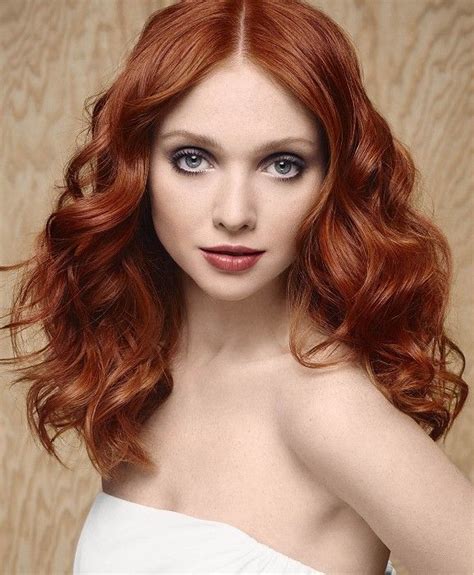 Camille Albane Long Red Wavy Hair Styles Ukhairdressers Com Hair