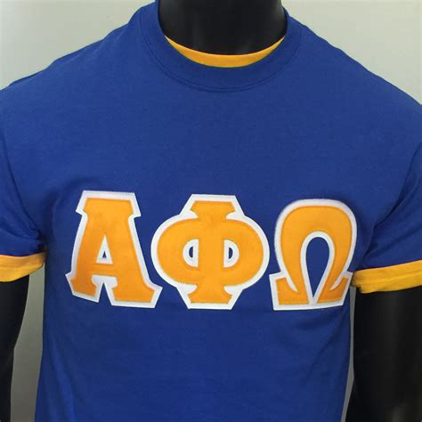 Alpha Phi Omega Twilled T Shirt