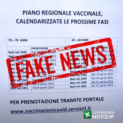 «degli ulteriori 700 mila mila vaccini. Calendarizzazione vaccini Lombardia, la fake news gira in rete