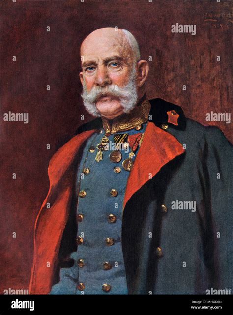 Franz Joseph I Emperor Of Austria Printed Color Reproduction Of An