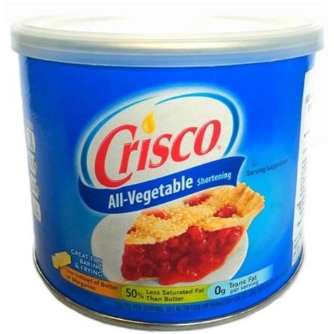 Crisco All Vegetable Shortening Great For Cooking 453g Approved Food