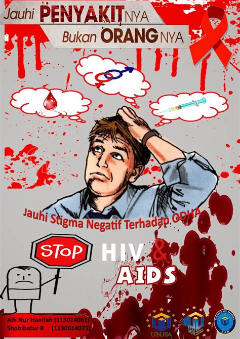 Poster Hiv Aids Keren Sketsa