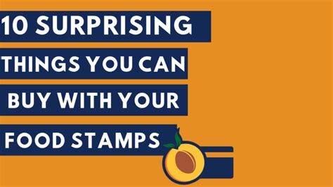 That means no fried chicken and potato wedges on the food stamp card! 10 Surprising Things You Can Buy with Food Stamps ...