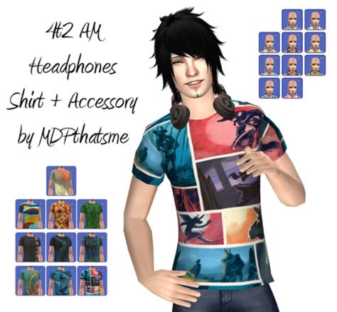 Mdpthatsme This Is For Sims 2 4t2 Am Headphones Shirt