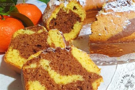 Prepara La Colazione Insieme A Noi Ciambella Pan D Arancio Variegata Facilissima Le Mille