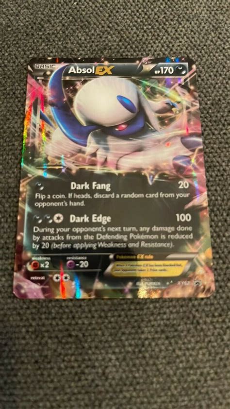 Mavin Pokemon Card Absol Ex Xy62 Xy Black Star Promo Ultra Rare Mint