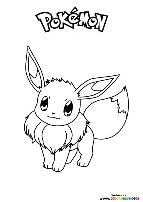 Eevee Pokemon Coloring Pages Printable