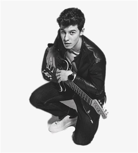 Shawn Mendes Pic Black And White Transparent Png 480x828 Free