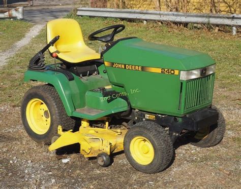 John Deere 240 Riding Lawn Mower And Deck 2nd Cents Inc