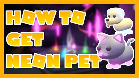 How To Get Neon Pets In Adopt Me Adopt Me Roblox Youtube