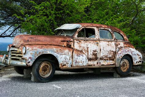 3840x2560 abandoned antique broken car classic headlights rust rusty vehicle vintage