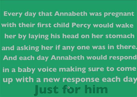 Percabeth Percy Jackson And Annabeth Chase Pregnancy Headcanon