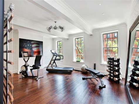 Discover thousands of images about small home gyms on pinterest. 58 Well Equipped Home Gym Design Ideas | DigsDigs