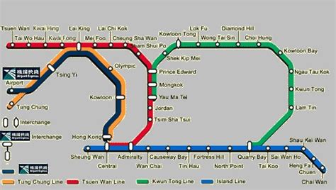 Kowloon Hong Kong Mtr Train Map Maps Railway Trains Trainmaps