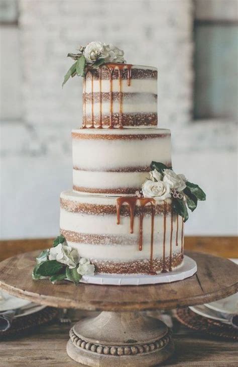 100 Rustic Wedding Cakes For Fall Drip Wedding Cake With