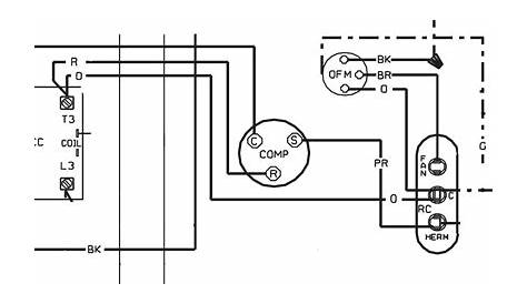 ac condenser wire diagram