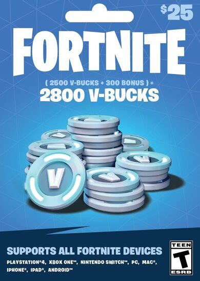 Maybe you would like to learn more about one of these? Buy Fortnite - 2800 V-Bucks Gift Card (25 USD) Epic Games Key GLOBAL | ENEBA
