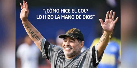 'porqué acá la pelota no se mancha'. Diego Maradona: 10 frases históricas del astro argentino ...