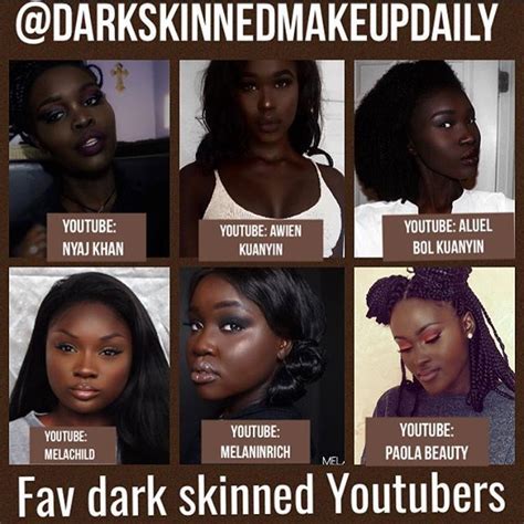 It S So Hard Finding Dark Skinned Makeup Tutorials On YouTube That Feature Women With Deeper