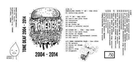 Tone Deaf Discography 2004 2014 Coxinha Records