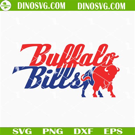 Buffalo Bills SVG PNG DXF EPS Cut Files DinoSvg練