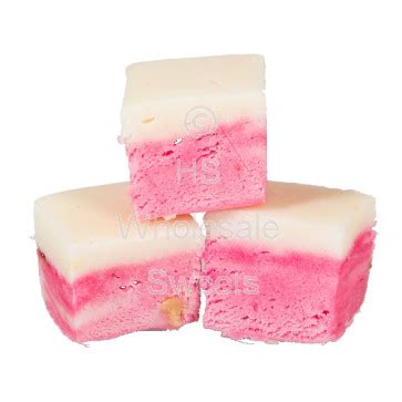 Fudge Factory Pink White Nougat Fudge Sweets